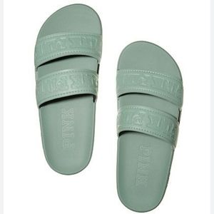 Pink Victoria Secret Mint green sandals